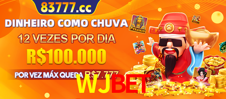 Banner do programa de recompensas Recomende para amigos do WJBET, detalhando os bônus por convidar amigos, com prêmios que chegam a R$288.888.